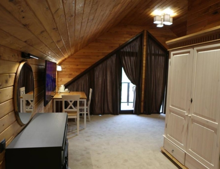 Номер люкс с 1 двуспальной кроватью с видом на море (мансарда) - Отель Boutique-hotel Anana / Анана Сухум